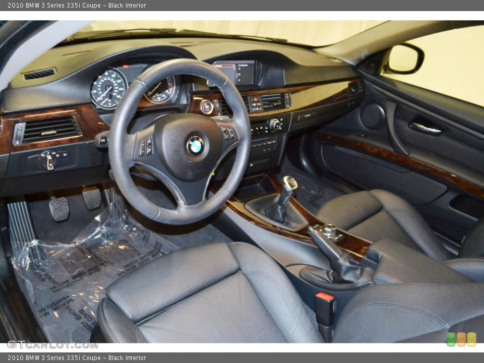 Black Interior Photo for the 2010 BMW 3 Series 335i Coupe #85333928