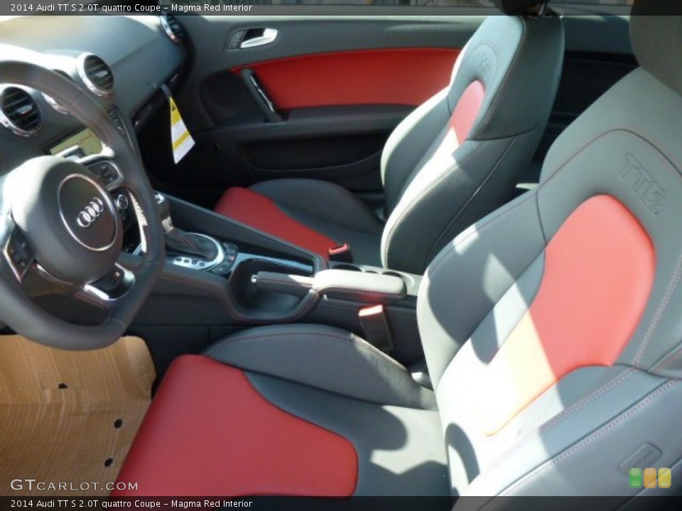 Magma Red Interior Photo for the 2014 Audi TT S 2.0T quattro Coupe #85334310