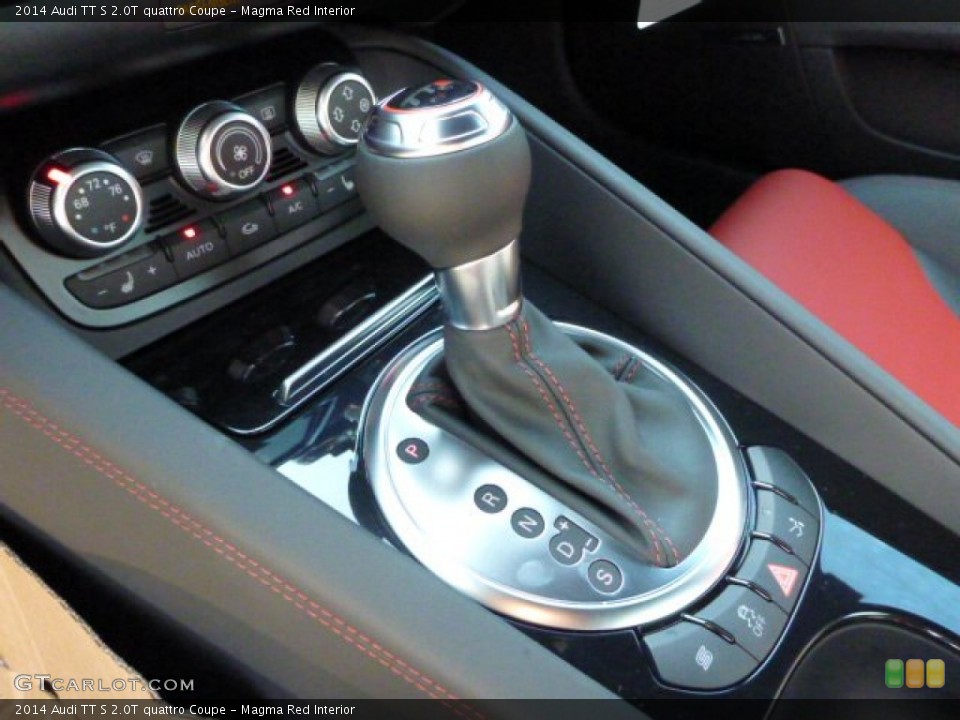 Magma Red Interior Transmission for the 2014 Audi TT S 2.0T quattro Coupe #85334399