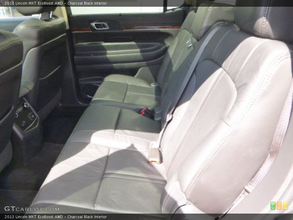 Charcoal Black Interior Rear Seat for the 2013 Lincoln MKT EcoBoost AWD #85341461