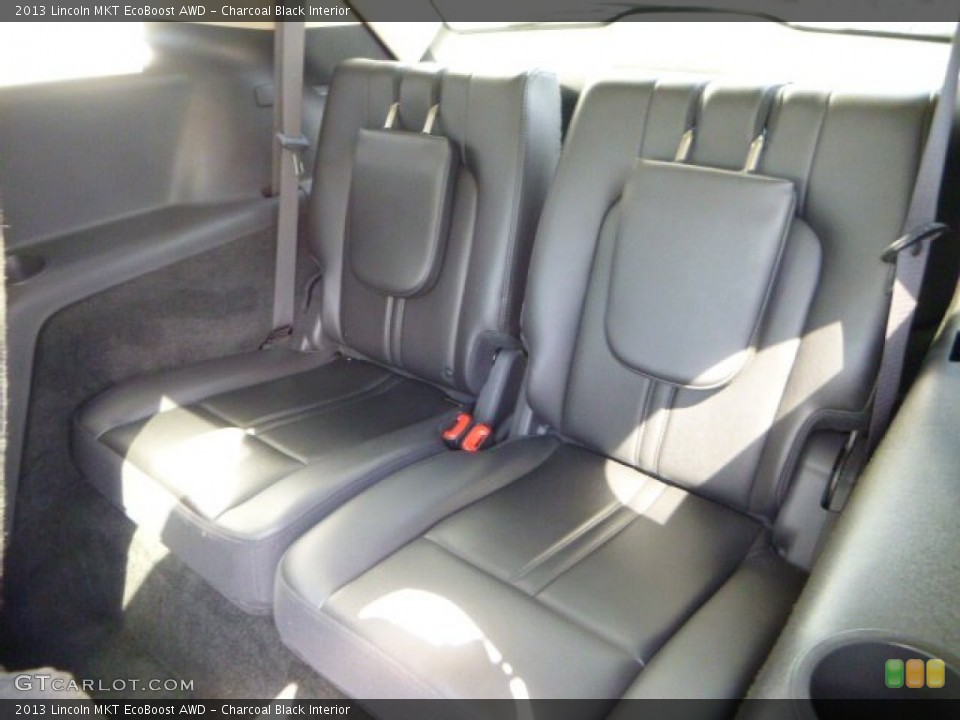 Charcoal Black Interior Rear Seat for the 2013 Lincoln MKT EcoBoost AWD #85341482