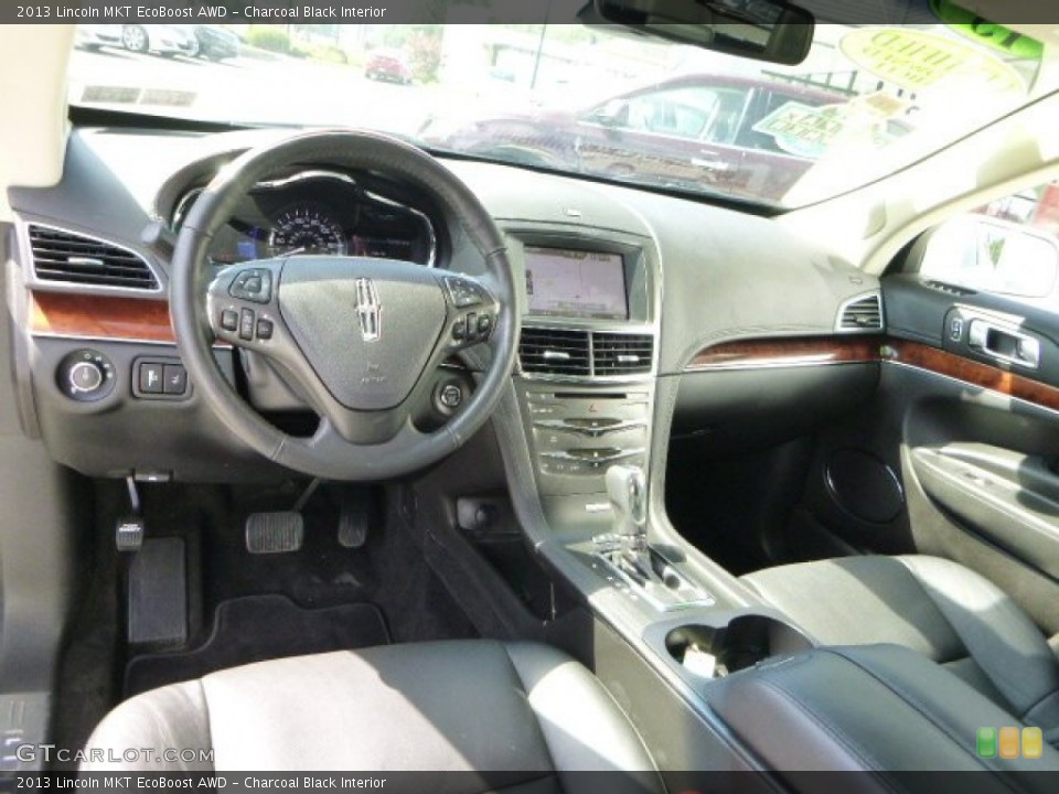 Charcoal Black Interior Dashboard for the 2013 Lincoln MKT EcoBoost AWD #85341503