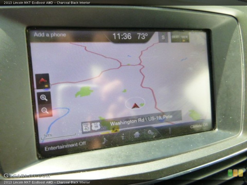 Charcoal Black Interior Navigation for the 2013 Lincoln MKT EcoBoost AWD #85341590