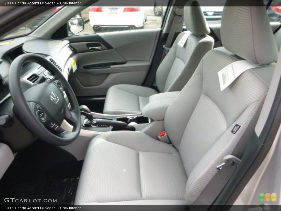 Gray Interior Front Seat for the 2014 Honda Accord LX Sedan #85346295
