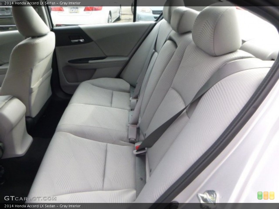 Gray Interior Rear Seat for the 2014 Honda Accord LX Sedan #85346309