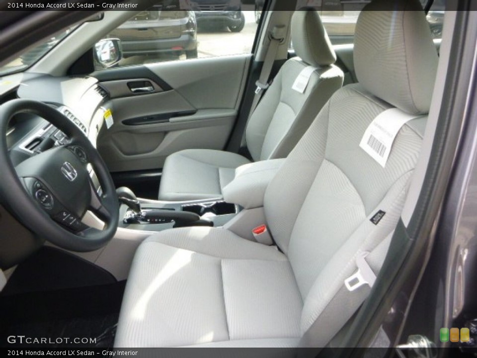 Gray Interior Front Seat for the 2014 Honda Accord LX Sedan #85346555