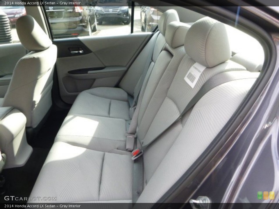 Gray Interior Rear Seat for the 2014 Honda Accord LX Sedan #85346567