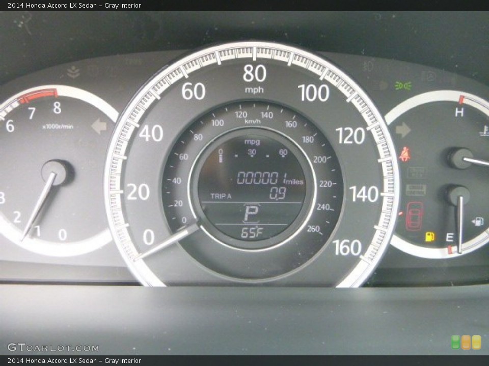 Gray Interior Gauges for the 2014 Honda Accord LX Sedan #85346681