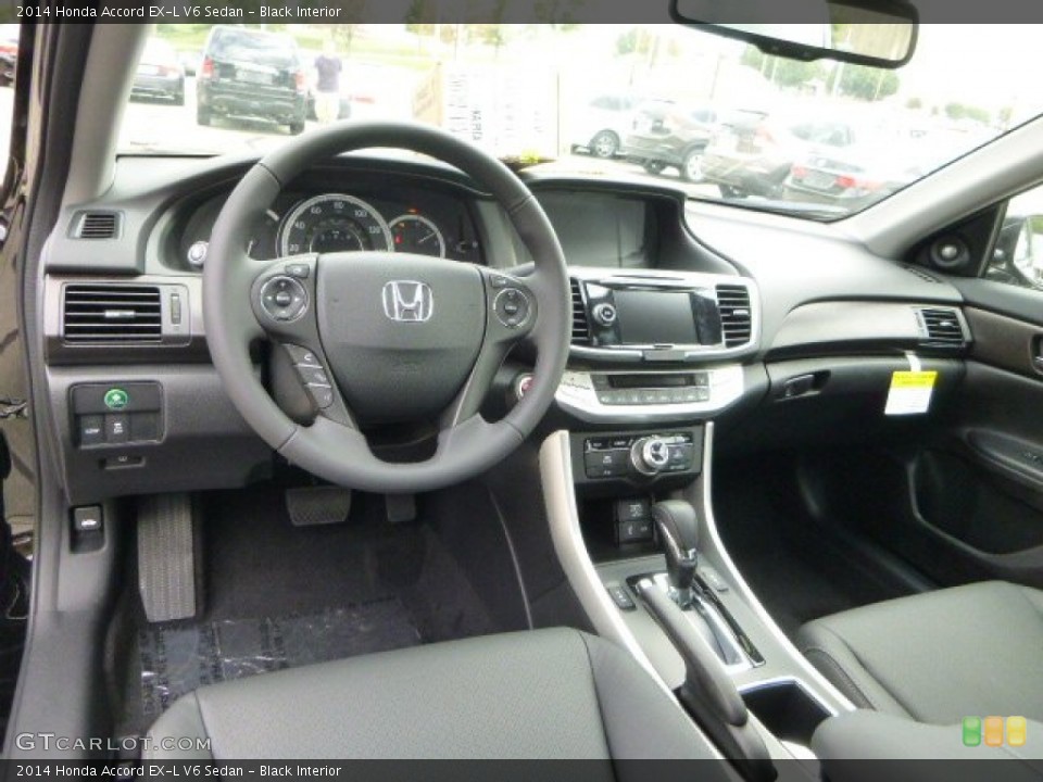 Black Interior Prime Interior for the 2014 Honda Accord EX-L V6 Sedan #85346849