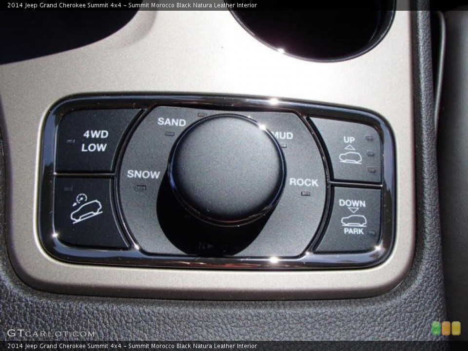 Summit Morocco Black Natura Leather Interior Controls for the 2014 Jeep Grand Cherokee Summit 4x4 #85347062