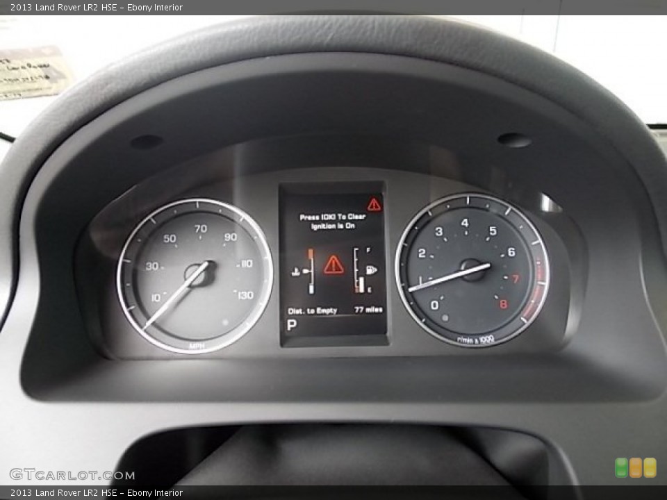 Ebony Interior Gauges for the 2013 Land Rover LR2 HSE #85347407