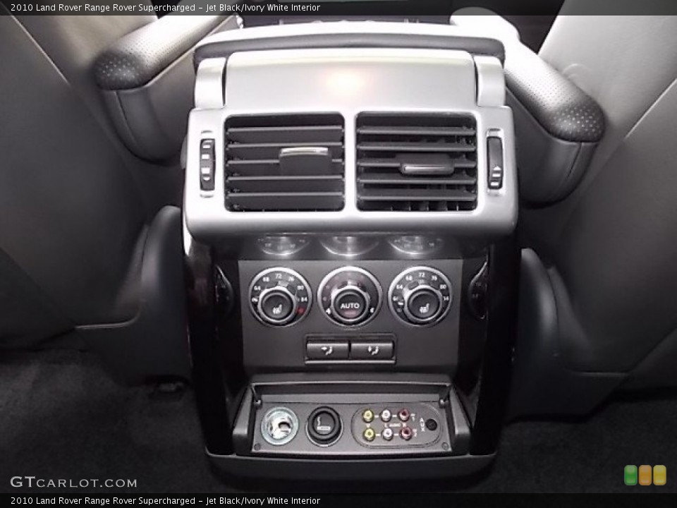 Jet Black/Ivory White Interior Controls for the 2010 Land Rover Range Rover Supercharged #85348652