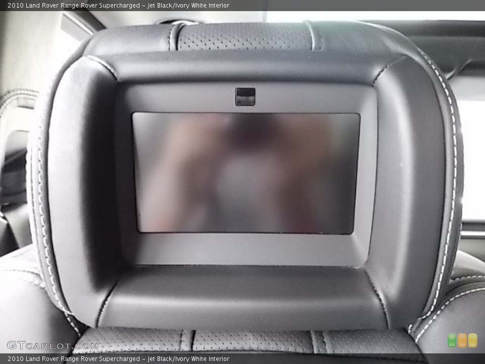 Jet Black/Ivory White Interior Entertainment System for the 2010 Land Rover Range Rover Supercharged #85348659