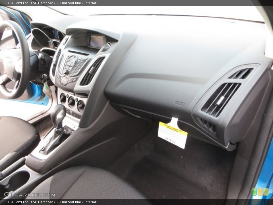 Charcoal Black Interior Dashboard for the 2014 Ford Focus SE Hatchback #85348736