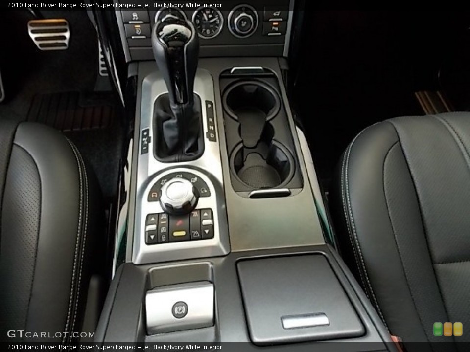 Jet Black/Ivory White Interior Controls for the 2010 Land Rover Range Rover Supercharged #85349030
