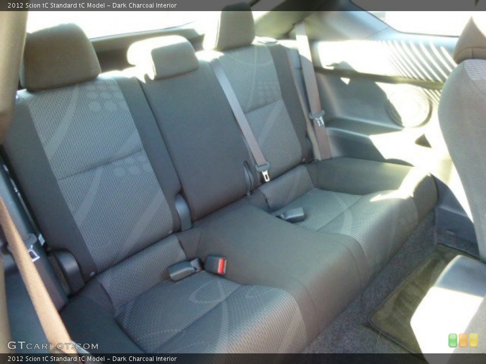 Dark Charcoal Interior Rear Seat for the 2012 Scion tC  #85357081
