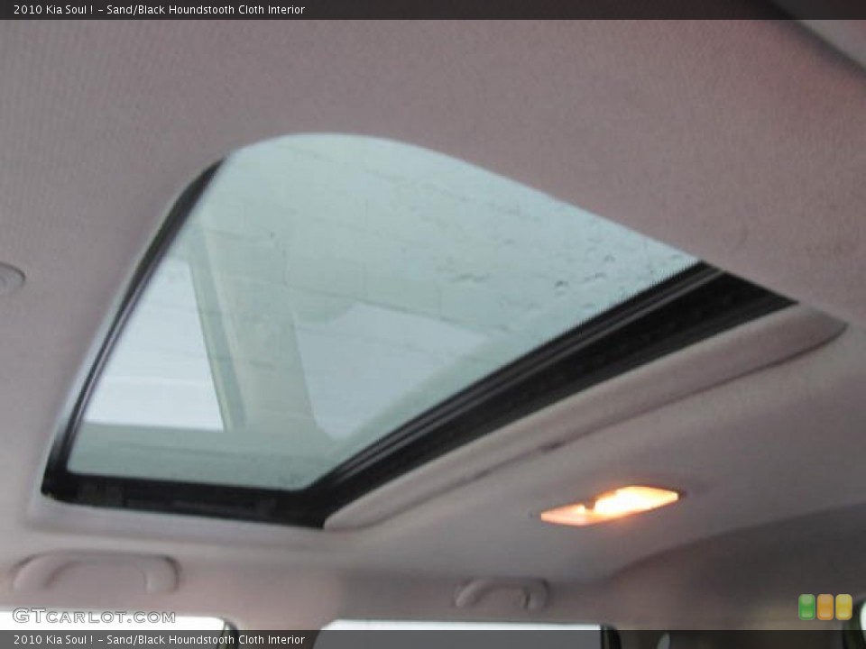 Sand/Black Houndstooth Cloth Interior Sunroof for the 2010 Kia Soul ! #85357345
