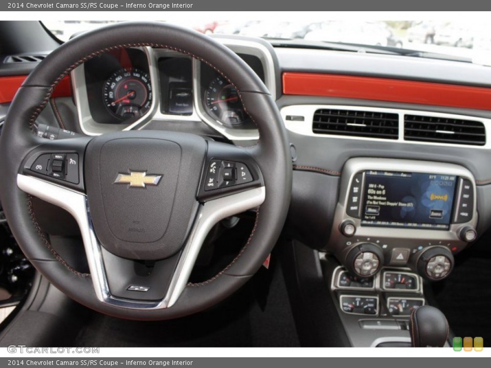 Inferno Orange Interior Dashboard for the 2014 Chevrolet Camaro SS/RS Coupe #85362049