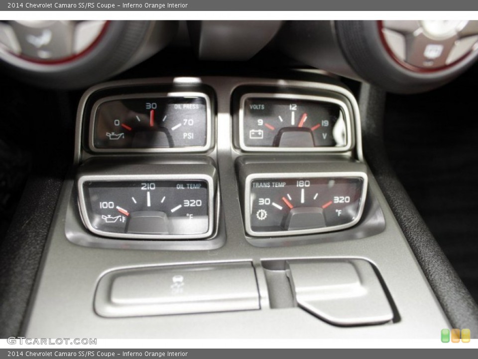 Inferno Orange Interior Gauges for the 2014 Chevrolet Camaro SS/RS Coupe #85362457