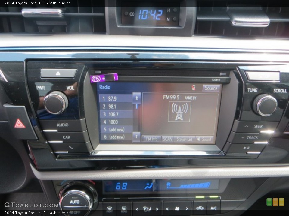Ash Interior Controls for the 2014 Toyota Corolla LE #85362514