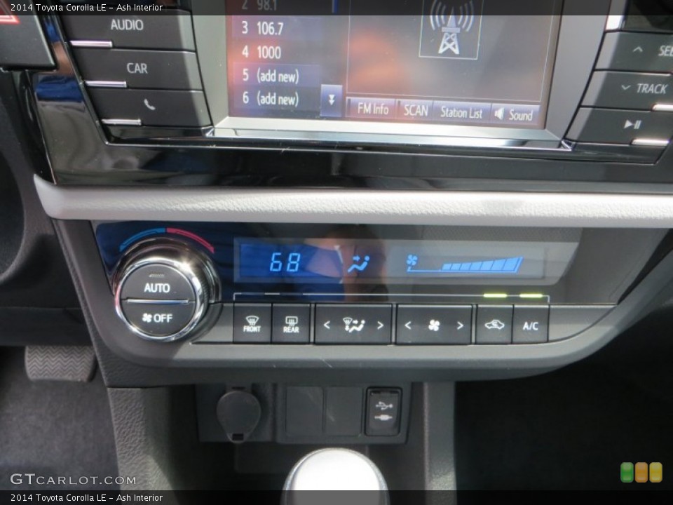 Ash Interior Controls for the 2014 Toyota Corolla LE #85362538