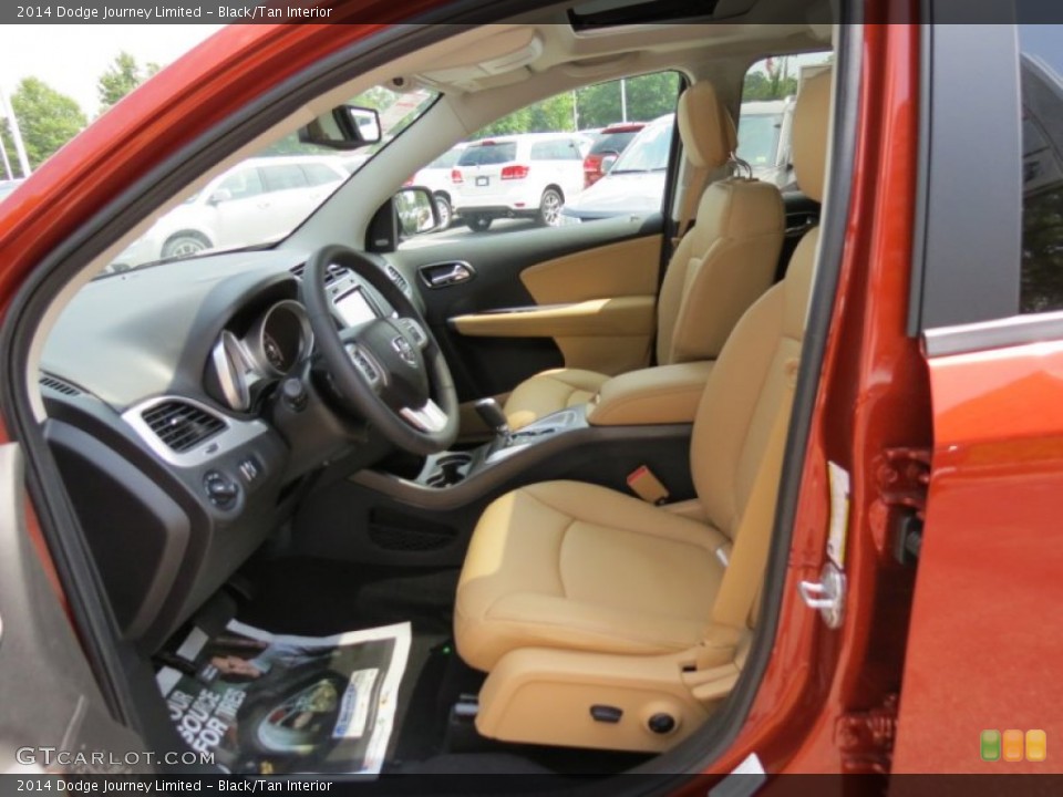 Black/Tan Interior Photo for the 2014 Dodge Journey Limited #85368796