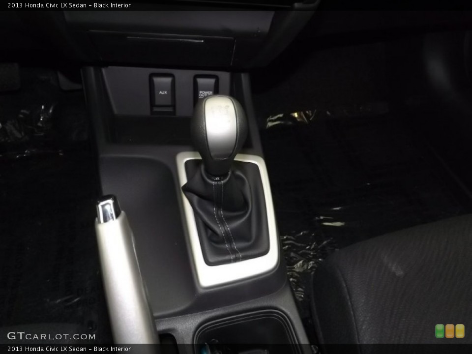 Black Interior Transmission for the 2013 Honda Civic LX Sedan #85369786