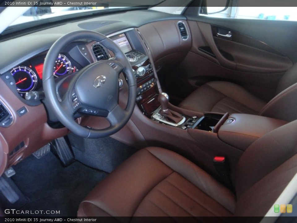 Chestnut Interior Photo for the 2010 Infiniti EX 35 Journey AWD #85374037