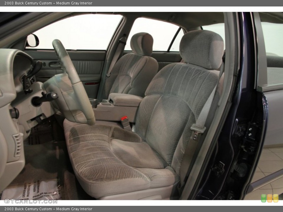Medium Gray Interior Photo for the 2003 Buick Century Custom #85374286