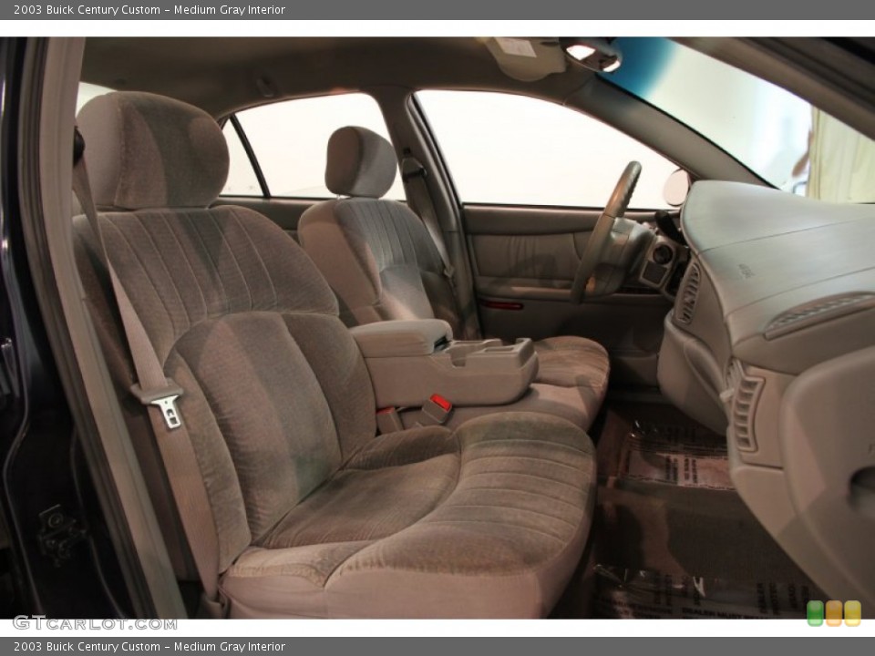 Medium Gray Interior Front Seat for the 2003 Buick Century Custom #85374376