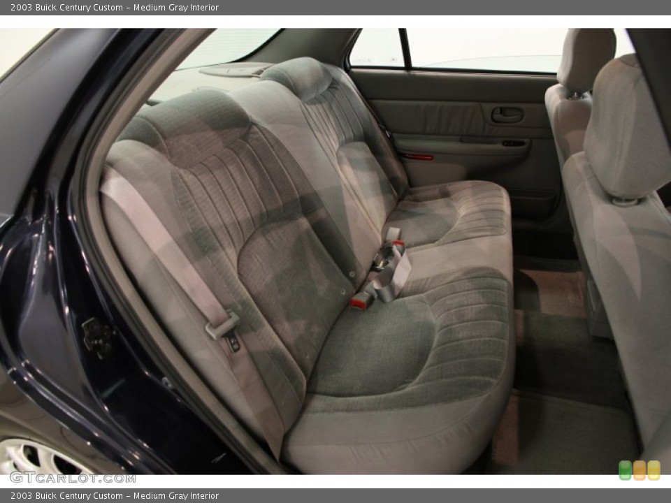 Medium Gray Interior Rear Seat for the 2003 Buick Century Custom #85374398