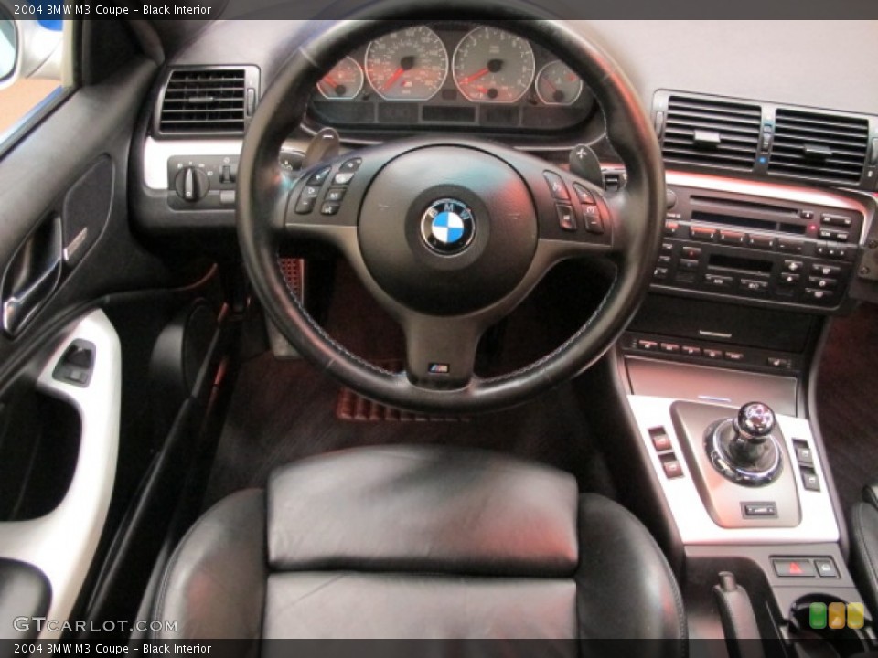 Black Interior Steering Wheel for the 2004 BMW M3 Coupe #85374463