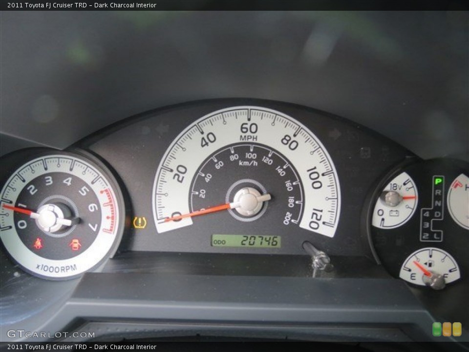 Dark Charcoal Interior Gauges for the 2011 Toyota FJ Cruiser TRD #85379113