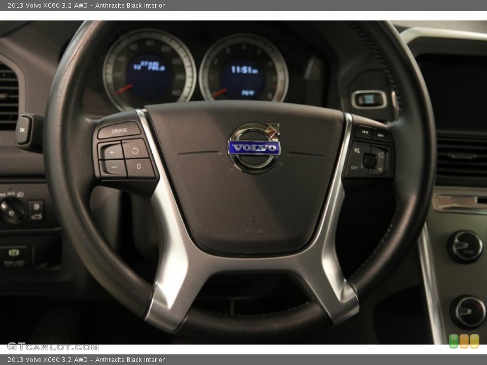 Anthracite Black Interior Steering Wheel for the 2013 Volvo XC60 3.2 AWD #85380673