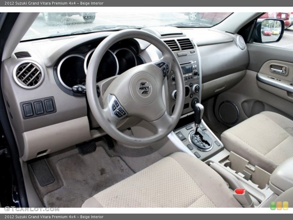 Beige Interior Photo for the 2012 Suzuki Grand Vitara Premium 4x4 #85382314