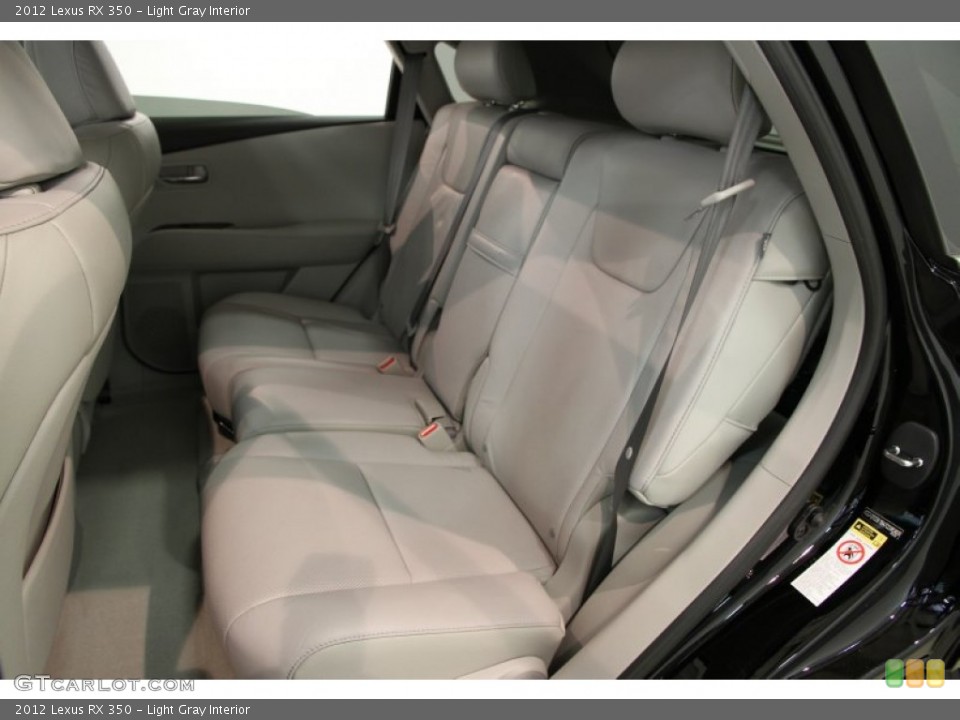 Light Gray Interior Rear Seat for the 2012 Lexus RX 350 #85383130