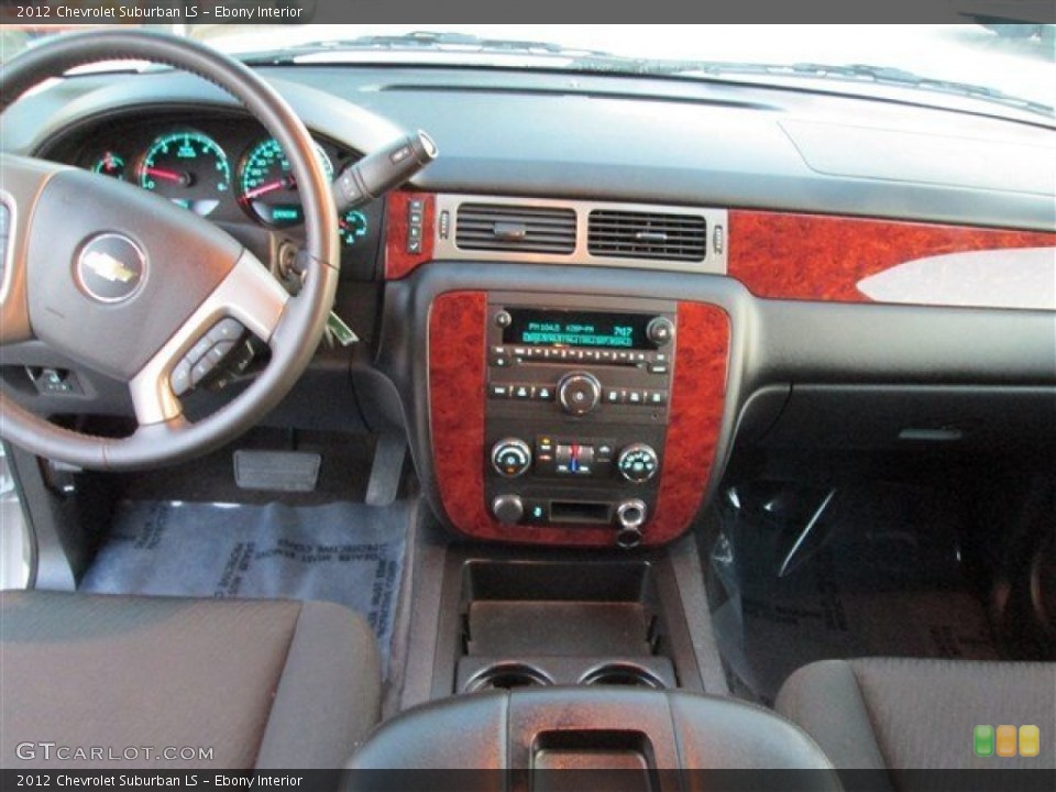 Ebony Interior Dashboard for the 2012 Chevrolet Suburban LS #85383208