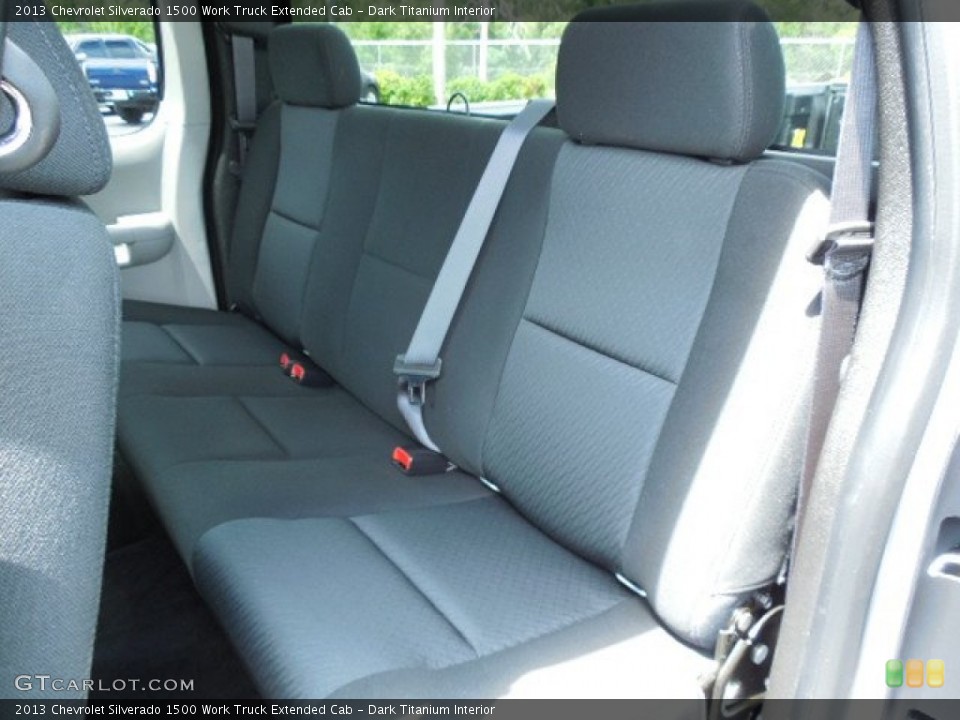 Dark Titanium Interior Rear Seat for the 2013 Chevrolet Silverado 1500 Work Truck Extended Cab #85391305