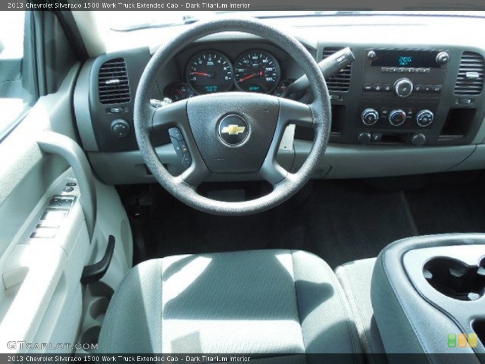 Dark Titanium Interior Dashboard for the 2013 Chevrolet Silverado 1500 Work Truck Extended Cab #85391329