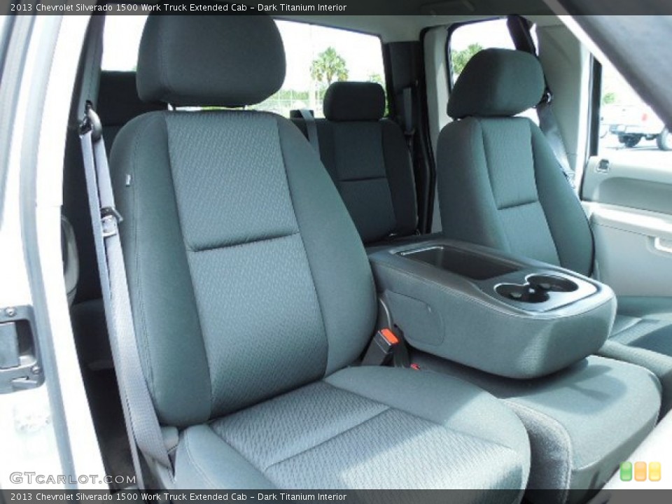Dark Titanium Interior Front Seat for the 2013 Chevrolet Silverado 1500 Work Truck Extended Cab #85391461