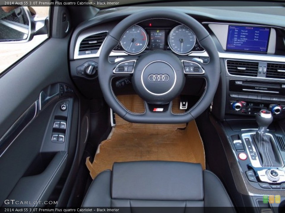Black Interior Dashboard for the 2014 Audi S5 3.0T Premium Plus quattro Cabriolet #85393312
