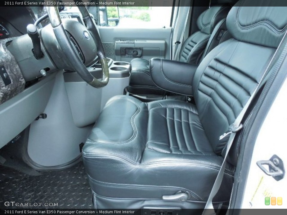 Medium Flint Interior Front Seat for the 2011 Ford E Series Van E350 Passenger Conversion #85393828