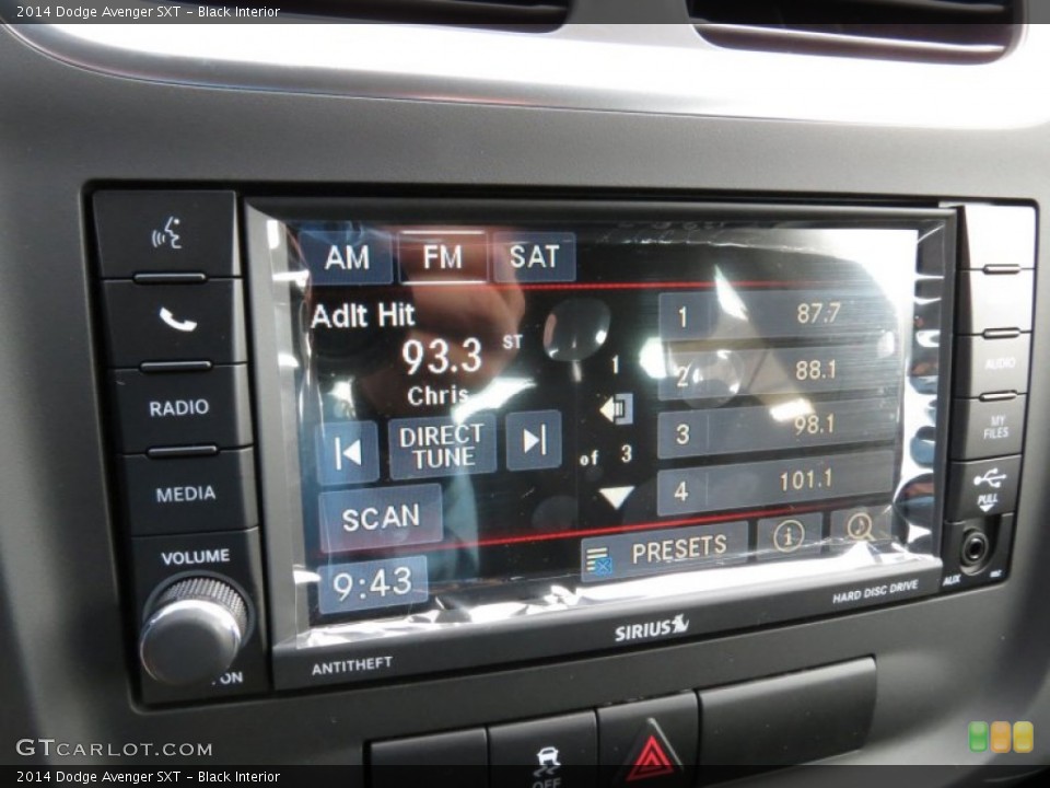 Black Interior Audio System for the 2014 Dodge Avenger SXT #85394404
