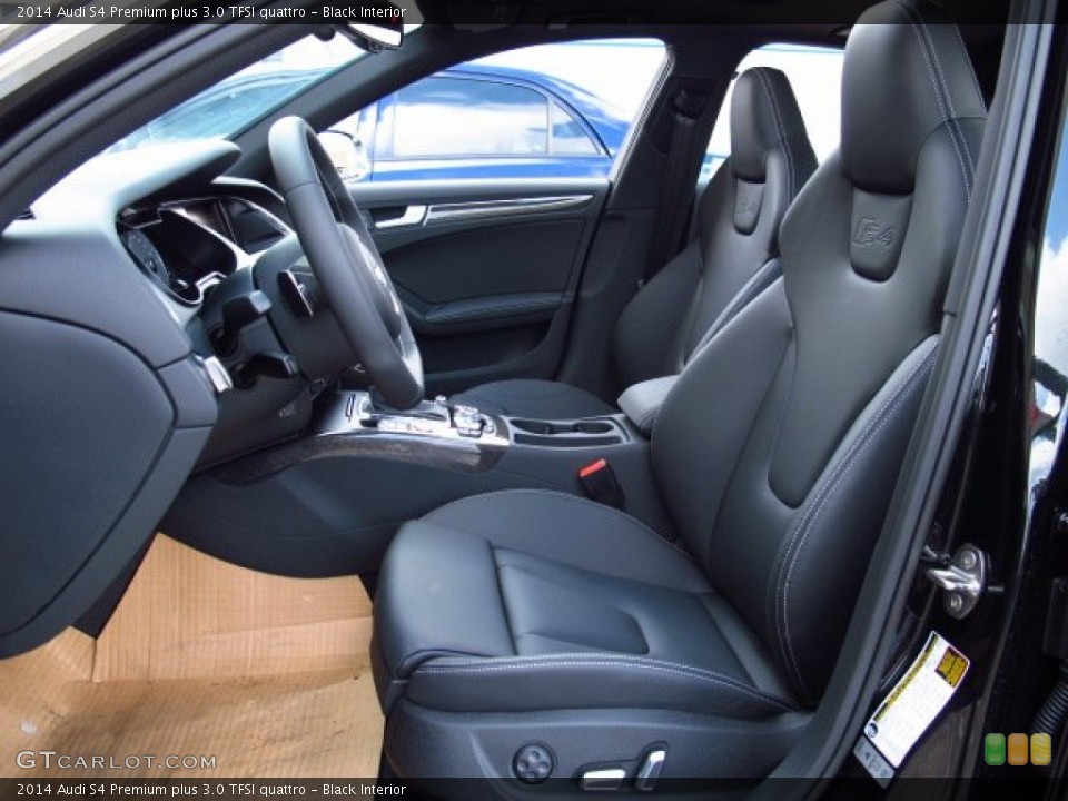 Black Interior Front Seat for the 2014 Audi S4 Premium plus 3.0 TFSI quattro #85395571