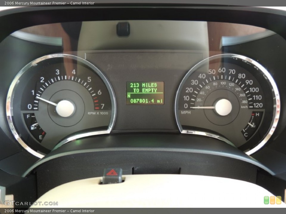 Camel Interior Gauges for the 2006 Mercury Mountaineer Premier #85398560
