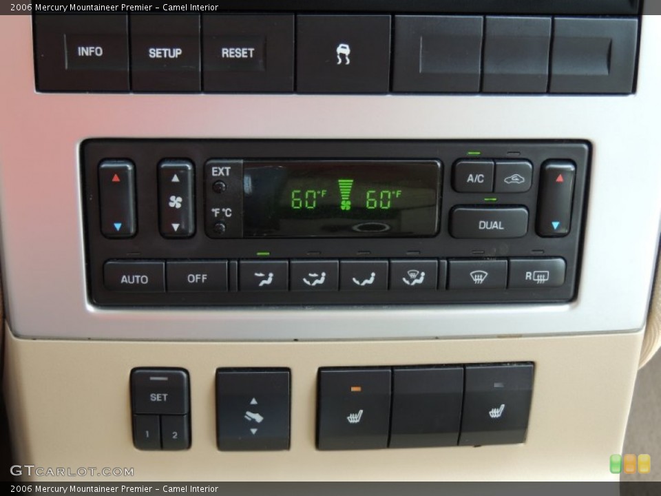 Camel Interior Controls for the 2006 Mercury Mountaineer Premier #85398676