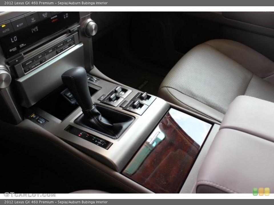 Sepia/Auburn Bubinga Interior Transmission for the 2012 Lexus GX 460 Premium #85401310