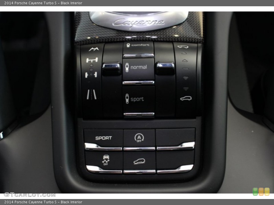 Black Interior Controls for the 2014 Porsche Cayenne Turbo S #85403137
