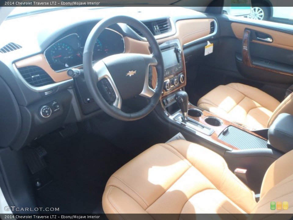 Ebony/Mojave 2014 Chevrolet Traverse Interiors
