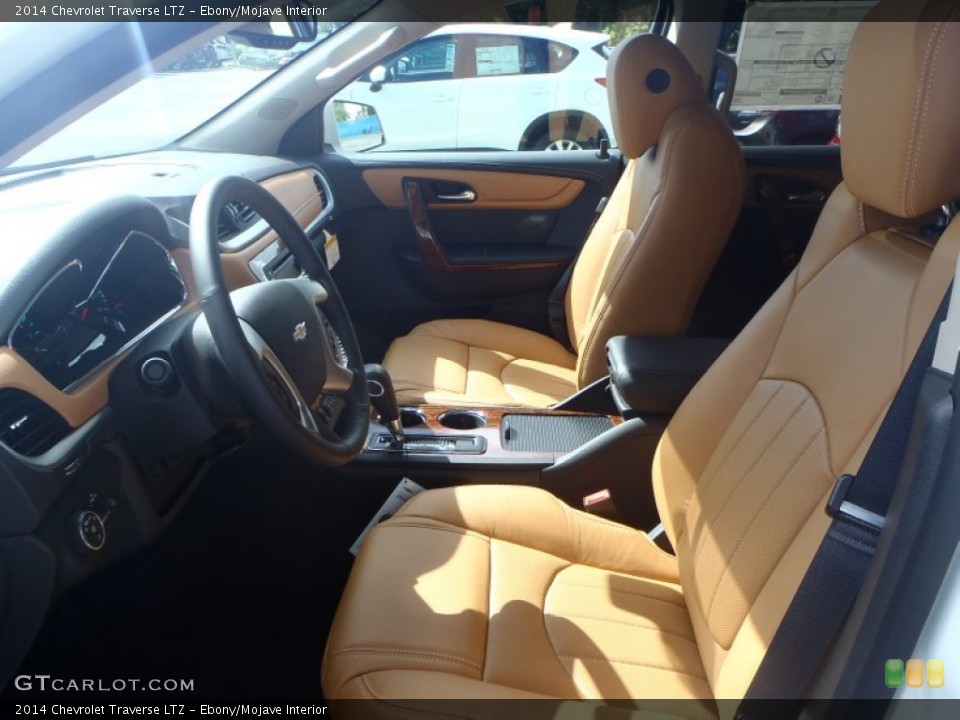 Ebony/Mojave Interior Front Seat for the 2014 Chevrolet Traverse LTZ #85412922